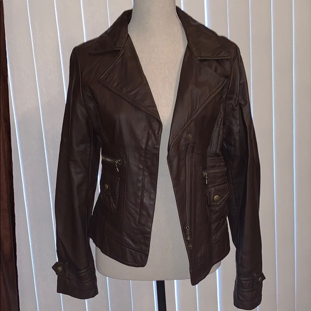 Guess Faux Leather Jacket